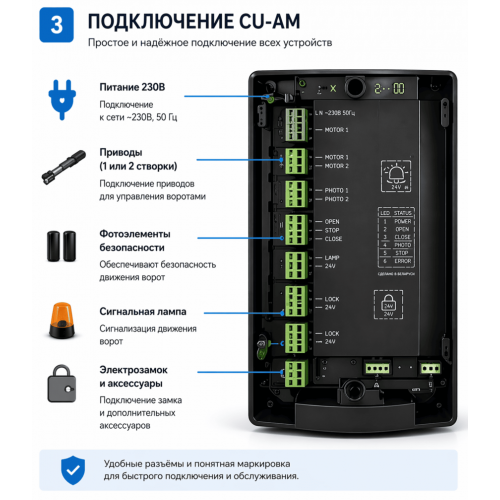 Блок управления Alutech | CU-AM 4